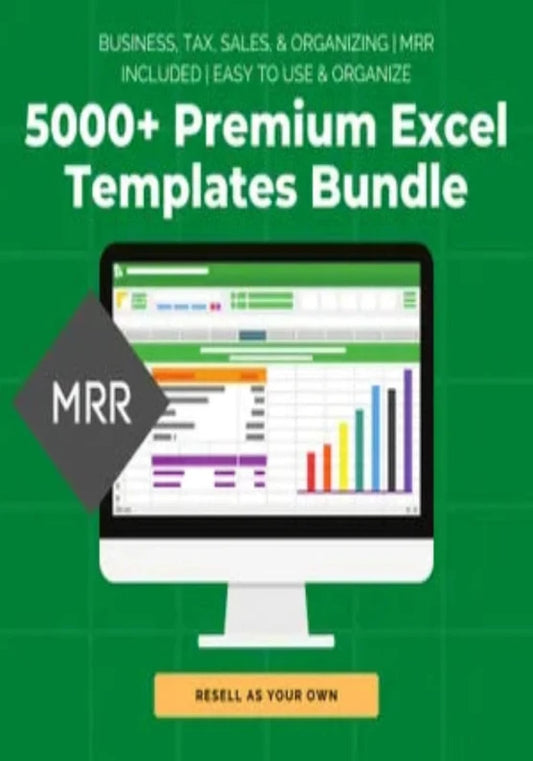 5000+ Premium Excel Templates Bundle