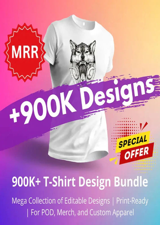 900K+ T-Shirt Design Bundle