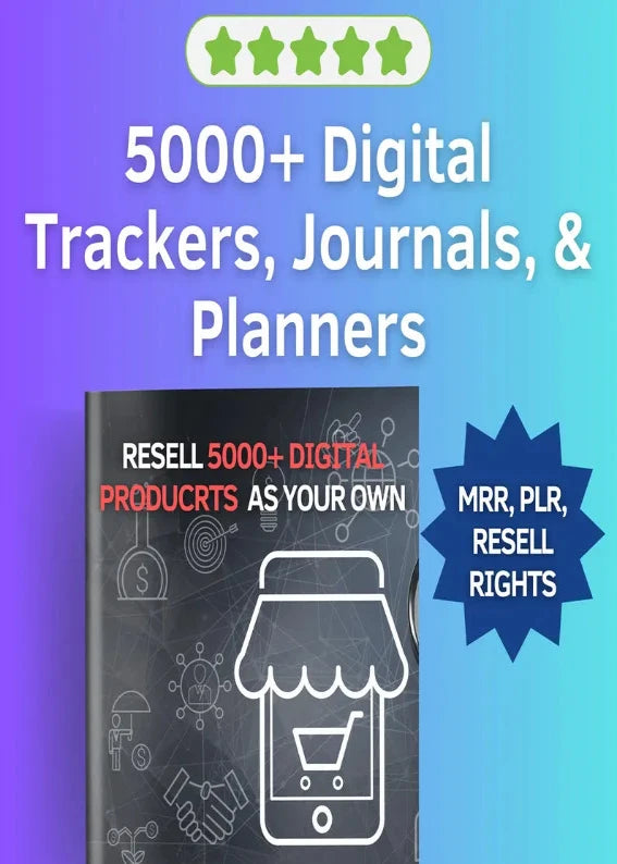 The Ultimate 5,000+ Mega Bundle: Digital Trackers, Journals, & Planners